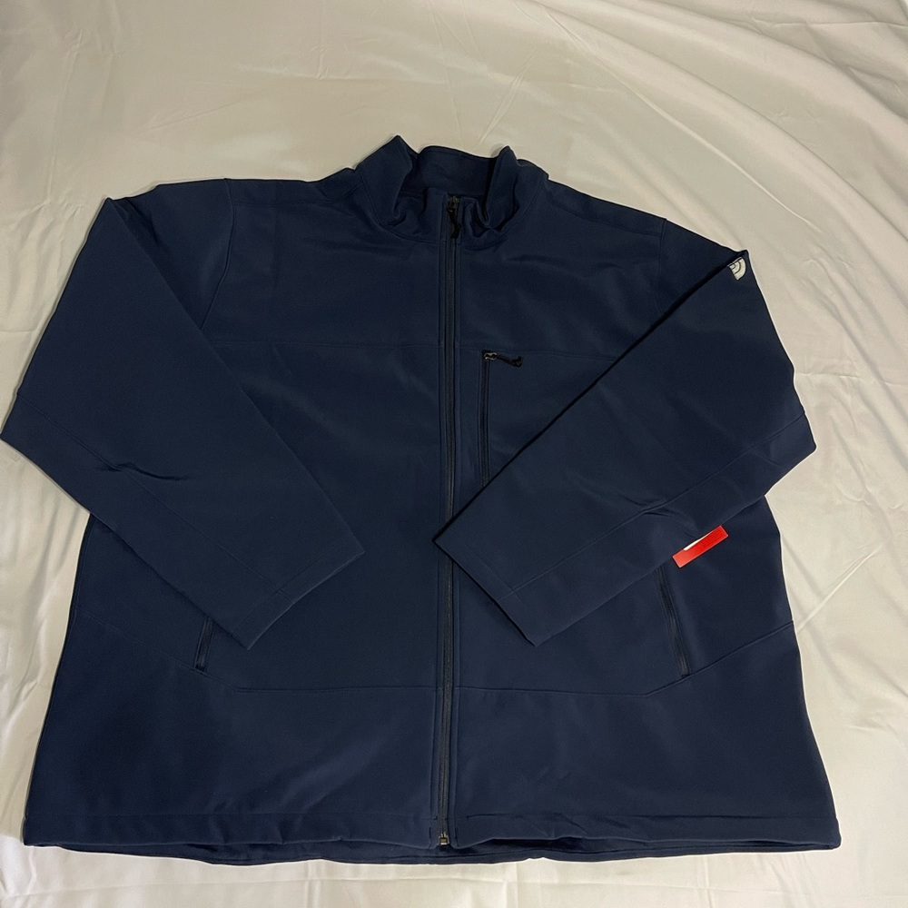 New Men 4XL The North Face Apex Bionic TNF Softshell Jacket Navy Blue NF0A5FTA